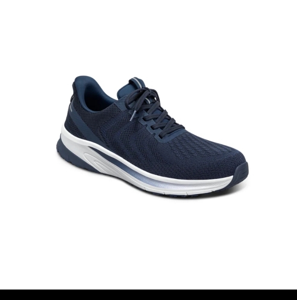 Orthofeet Men’s Tilos Hands‑Free Athletic Sneaker – Navy 20022M - Picture 2 of 8